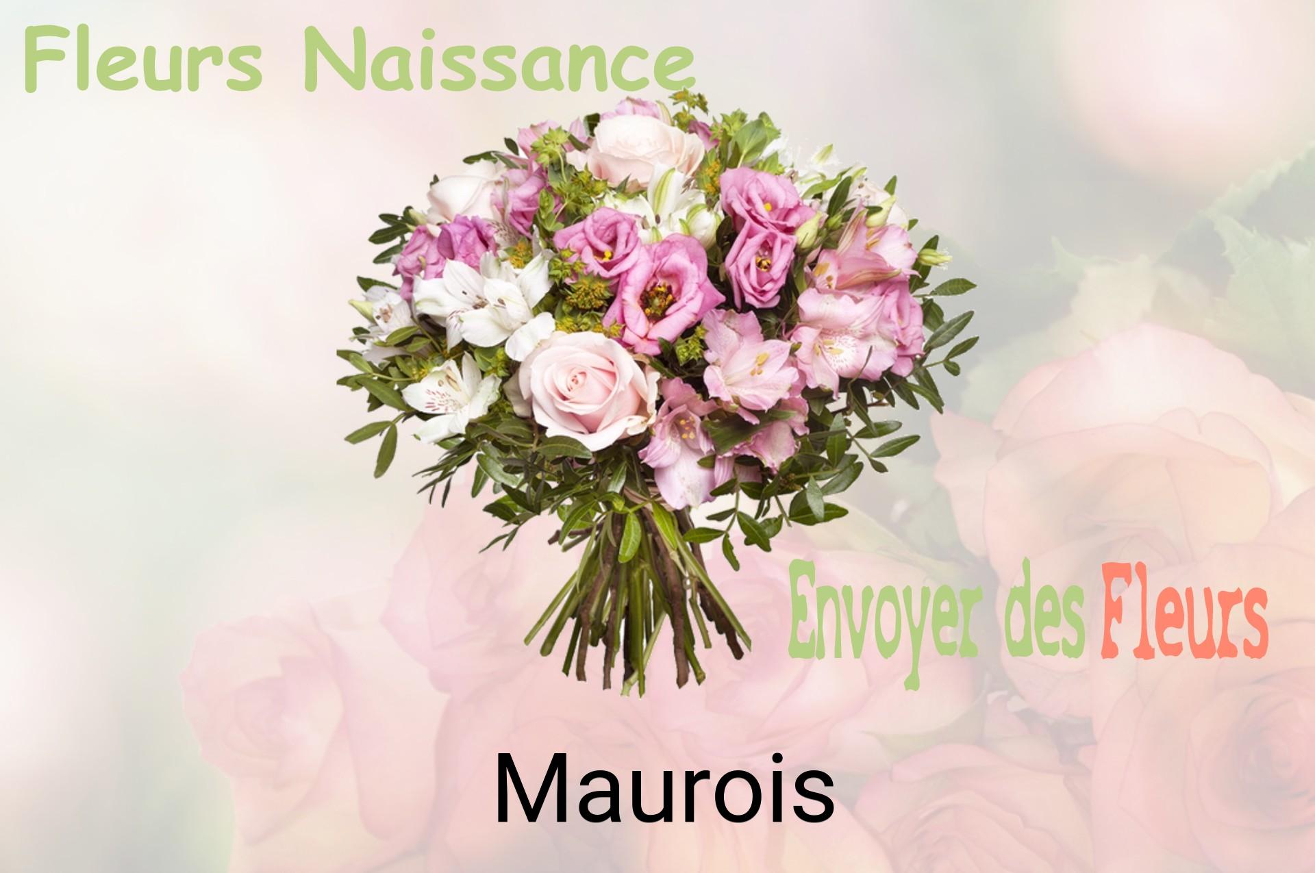 Bouquet de fleurs de naissance livré à Maurois